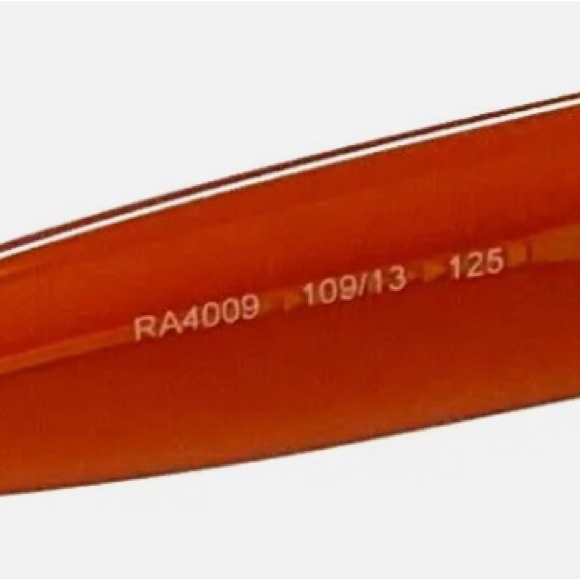 Ralph Lauren Vintage 1990’s Cream/Orange Frame Gradient Lense Women’s Sunglasses - Picture 9 of 16